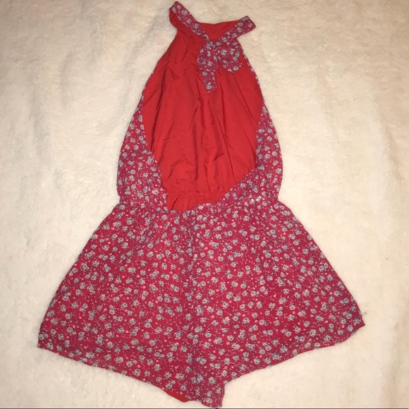 Pink Floral Romper - Picture 4 of 5